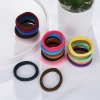 Wholesale of cross-border candy-colored seamless rubber bands, multi-color seamless towel rings, girls' fresh and cute student headbands Specification image
